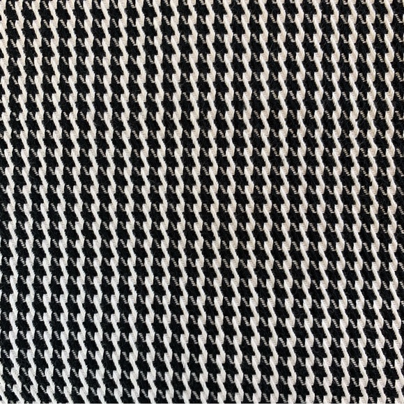 Pair Designer Kravet Black White Check Dogstooth Houndstooth Woven Pillow Covers - Picture 2 of 6